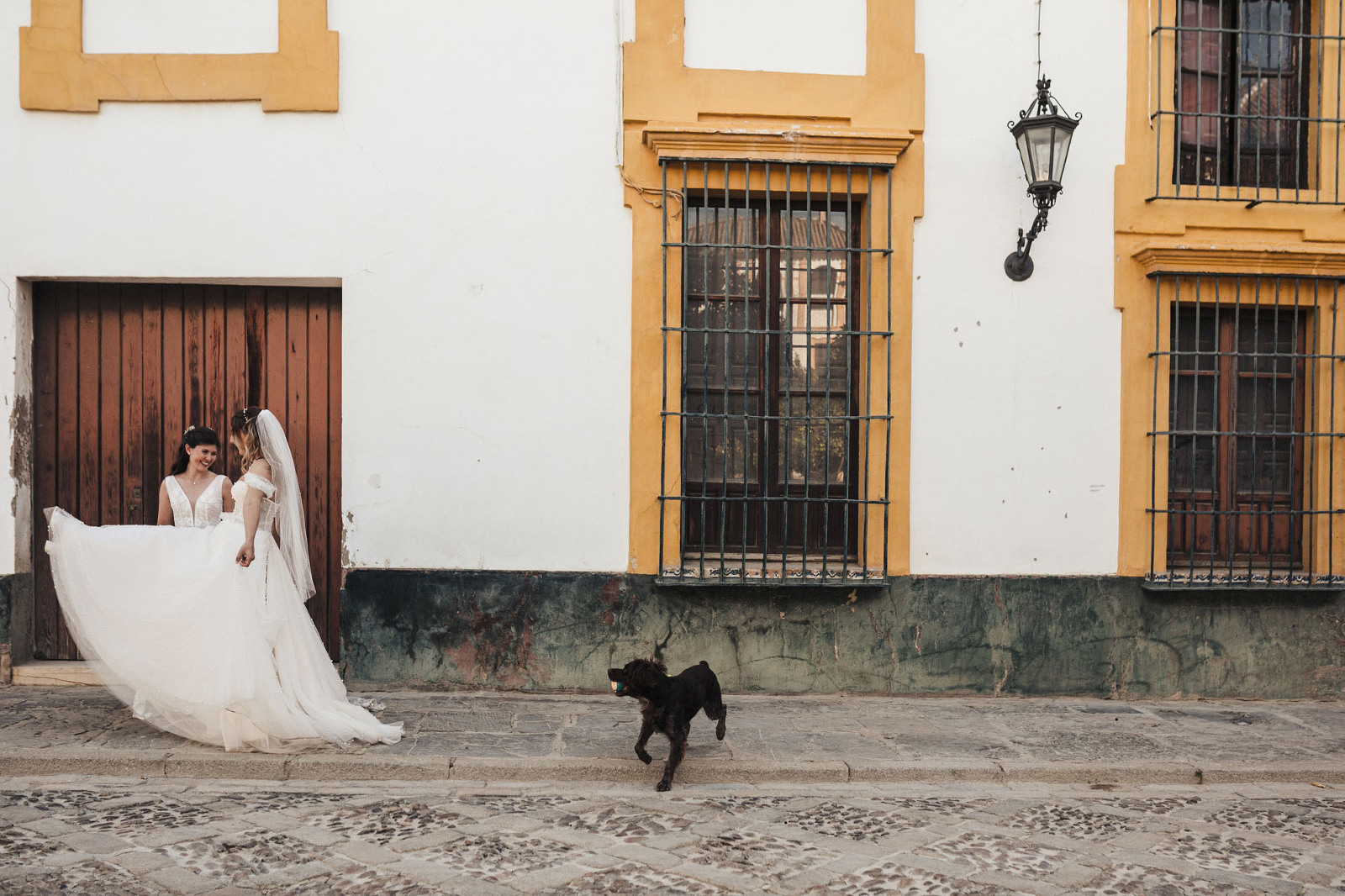 Fotografia de boda en Sevilla. Plaza de España. Juan Luis Morilla. Wedding photography in Seville.